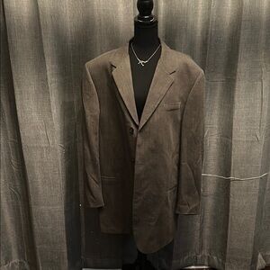 Donna Karan Brown Sport Coat Tailored Blazer